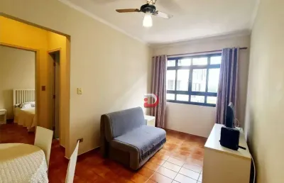 Apartamento com 1 dormitório à venda, 55 m² por r$ 320.000,00 - praia das astúrias - guarujá/sp