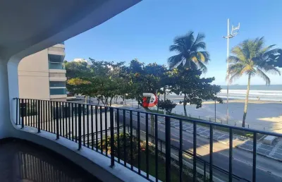 Apartamento com 3 dormitórios para alugar, 102 m² por r$ 8.500,00/mês - astúrias frente mar - guarujá/sp