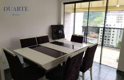 Cobertura com 3 dormitórios à venda, 180 m² por r$ 550.000,00 - tombo - guarujá/sp