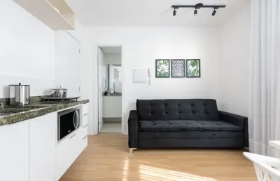 Apartamento 1 quarto para locação em curitiba, até 4 pessoas, 26m²