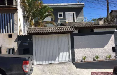 Sobrado com 3 dormitórios à venda, 200 m² por r$ 905.000,00 - fazenda rincao - arujá/sp