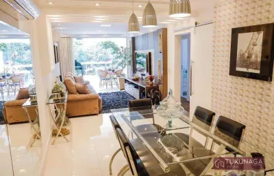 Apartamento com 3 dormitórios à venda, 114 m² por r$ 780.000 - praia de pitanqueiras - guarujá/sp