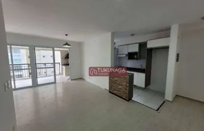 Apartamento com 2 quartos para alugar, 83 m² por r$ 4.166/mês - jardim flor da montanha - guarulhos/sp