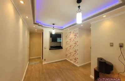Apartamento com 2 quartos para alugar, 45 m² por r$ 2.451/mês - ponte grande - guarulhos/sp