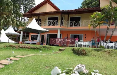Chácara com 6 dormitórios à venda, 1300 m² por r$ 2.300.000,00 - jardim estância brasil - atibaia/sp