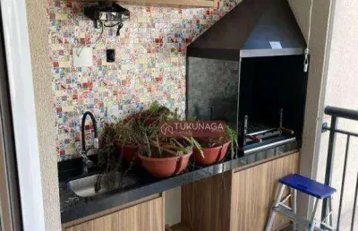 Apartamento com 2 dormitórios à venda, 68 m² por r$ 630.000,00 - jardim flor da montanha - guarulhos/sp