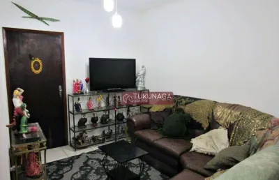 Apartamento com 3 quartos à venda, 90 m² por r$ 320.000 - jardim vila galvão - guarulhos/sp