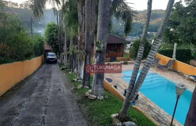 Chácara com 4 dormitórios à venda, 700 m² por r$ 850.000,00 - terra preta - mairiporã/sp
