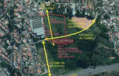 Área à venda, 19945 m² por r$ 10.200.000,00 - centro - arujá/sp