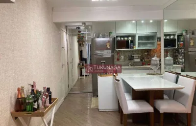 Apartamento com 2 dormitórios à venda, 65 m² por r$ 580.000,00 - vila rosália - guarulhos/sp