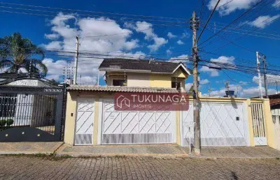 Sobrado com 3 dormitórios para alugar, 192 m² por r$ 8.450,00/mês - vila galvão - guarulhos/sp