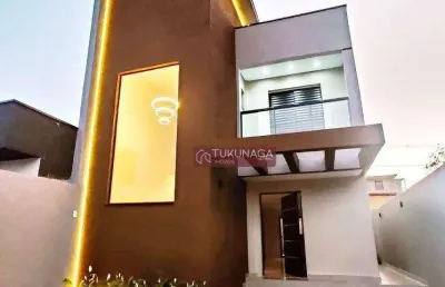 Casa vivejo atibaia  com 3 dormitórios à venda, 142 m² por r$ 750.000 - loteamento vale das flores - atibaia/sp