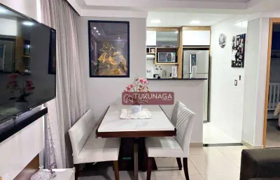 Apartamento parque santa lúcia com 2 dormitórios à venda, 43 m² por r$ 230.000 - água chata - guarulhos/sp