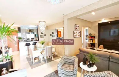 Apartamento com 2 dormitórios à venda, 80 m² por r$ 600.000,00 - jardim las vegas - guarulhos/sp