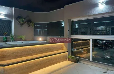 Cobertura com 3 dormitórios à venda, 144 m² por r$ 1.380.000,00 - vila galvão - guarulhos/sp