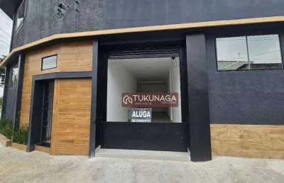 Salão para alugar, 34 m² por r$ 1.860,00/mês - vila rosália - guarulhos/sp