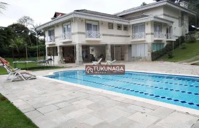 Casa residencial suiça da cantareira com 4 dormitórios à venda, 650 m² por r$ 4.042.000 - roseira - mairiporã/sp