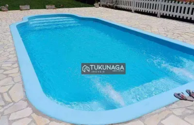 Chácara com 3 dormitórios à venda, 1515 m² por r$ 650.000,00 - recanto alpina - santa isabel/sp