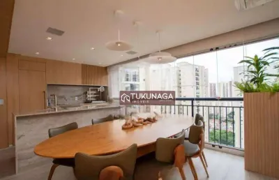 Apartamento com 3 dormitórios à venda, 154 m² por r$ 2.545.000,00 - jardim flor da montanha - guarulhos/sp