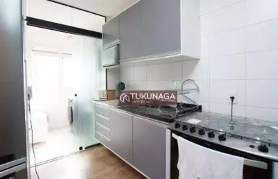 Apartamento com 3 dormitórios para alugar, 75 m² por r$ 5.800,00/mês - jardim flor da montanha - guarulhos/sp