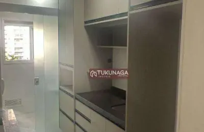 Apartamento com 2 dormitórios para alugar, 68 m² por r$ 4.200,00/mês - jardim flor da montanha - guarulhos/sp