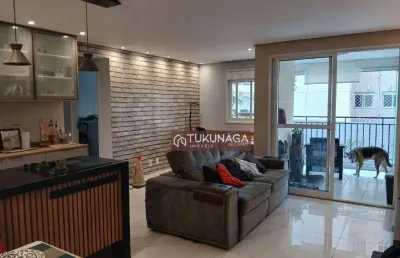 Apartamento com 3 dormitórios à venda, 77 m² por r$ 785.000,00 - jardim flor da montanha - guarulhos/sp