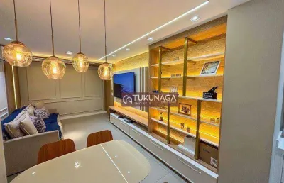 Apartamento com 3 dormitórios à venda, 82 m² por r$ 1.000.000,00 - jardim flor da montanha - guarulhos/sp