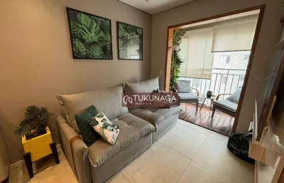 Apartamento com 2 dormitórios à venda, 62 m² por r$ 495.000 - jardim rosa de franca - guarulhos/sp