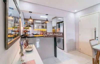 Apartamento com 3 dormitórios à venda, 95 m² por r$ 950.000 - vila augusta - guarulhos/sp