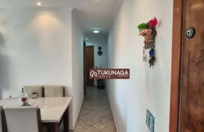 Apartamento com 2 dormitórios à venda, 45 m² por r$ 275.000 - ponte grande - guarulhos/sp