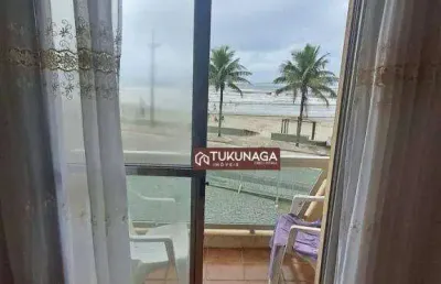Vista para o mar - apartamento 1 dormitório à venda, 61 m² por r$ 230.000 - vila atlântica - mongaguá/sp