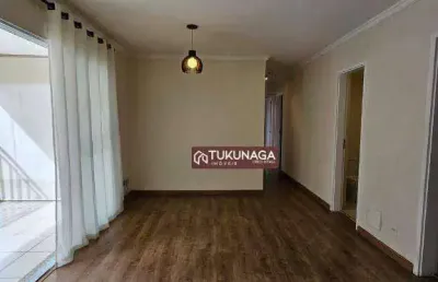Apartamento com 3 dormitórios para alugar, 86 m² por r$ 5.370/mês - vila leonor - guarulhos/sp
