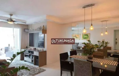 Apartamento garden com 3quartos, 3 vagas à venda, 190 m² por r$ 770.000 - vila galvão(vla milton) - guarulhos/sp