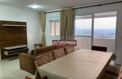 Apartamento com 3 quartos 2 vagas, vista livre à venda, 95 m² por r$ 1.010.000 - vila augusta - guarulhos/sp