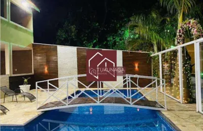 Chácara com 13 dormitórios, 3000 m² - venda por r$ 8.000.000,00 ou aluguel por r$ 35.000,00/mês - água azul - guarulhos/sp