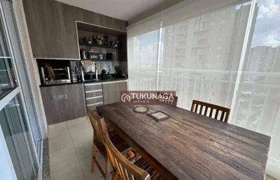 Apartamento com 2 dormitórios à venda, 86 m² por r$ 915.000,00 - vila leonor - guarulhos/sp