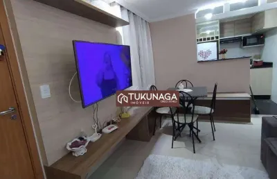 Apartamento com 2 quartos à venda, 47 m² por r$ 250.000 - água chata - guarulhos/sp