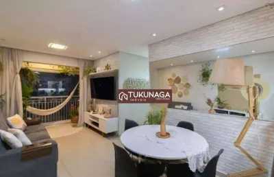 Apartamento com 3 quartos à venda, 67 m² por r$ 430.000 - ponte grande - guarulhos/sp