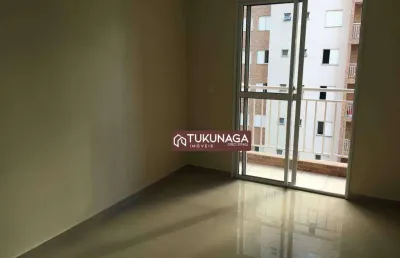 Apartamento com 2 quartos para alugar, 58 m² por r$ 2.730/mês - jardim flor da montanha - guarulhos/sp
