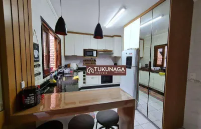 Sobrado com 3 quartos e 4 vagas à venda, 192 m² por r$ 848.000 - jardim vila galvão - guarulhos/sp