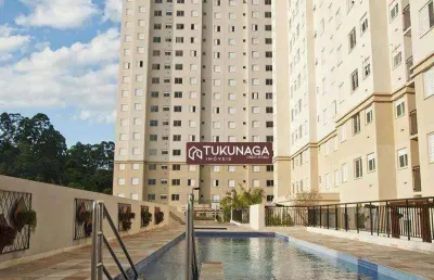 Apartamento com 2 dormitórios para alugar, 44 m² por r$ 2.552,38/mês - vila rio de janeiro - guarulhos/sp