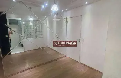 Apartamento com 2 dormitórios para alugar, 59 m² por r$ 3.100,00/mês - picanco - guarulhos/sp