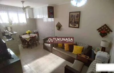 Condomínio fechado - sobrado 2 quartos  à venda, 70 m² por r$ 490.000 - maitinga - bertioga/sp