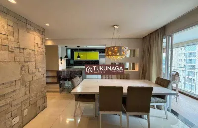 Apartamento com 3 dormitórios para alugar, 115 m² por r$ 6.680,05/mês - vila santo antônio - guarulhos/sp