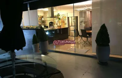 Cobertura á venda condomínio isla lago dos patos com 3 dormitórios  404 m² por r$ 4.380.000 - vila galvão - guarulhos/sp
