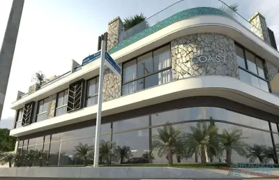 Apartamento elegante na praia brava com 03 dormitórios sendo 01 suíte e 2 vagas