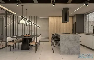 Apartamento espaçoso com 185.21m² tendo 03 suítes e 02 vagas privativas