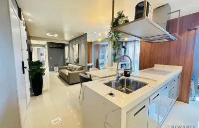Apartamento no brava view andar alto com 03 dormitórios sendo 01 suíte e 02 vagas de garagem