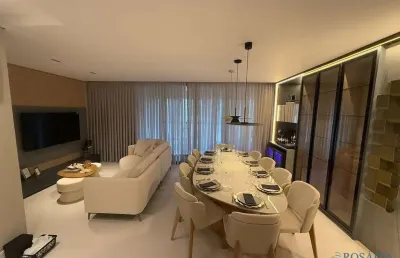 Apartamento mobiliado com 04 dormitórios sendo 02 suítes e 03 vagas no ed. tesla com ampla área de lazer
