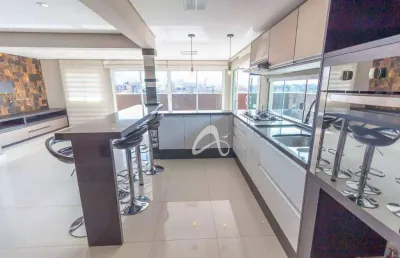 Cobertura no coração do bairro água verde à venda, com 3 quartos sendo 1 suíte, planejada e uma excelente área gourmet - curitiba/pr.